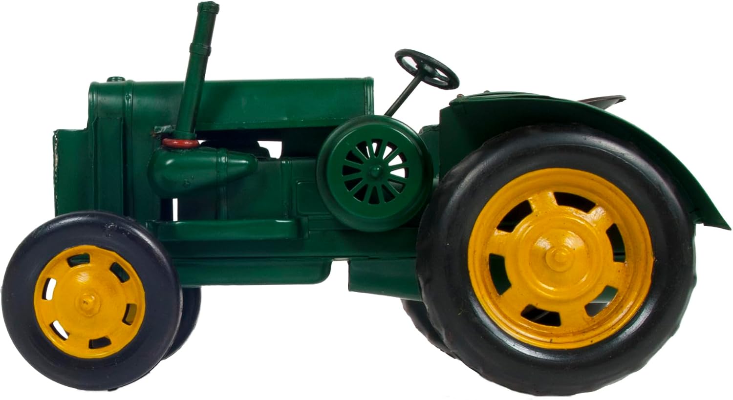 Old Modern Handicrafts - 1939 John Deere Model D Tractor Metal Handmade - John Deere Collectibles - Metal Scale Model for Home & Office