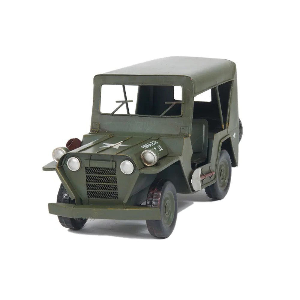 Old Modern Handicrafts - 1940 Willys Quad Overland Jeep Model Car Metal
