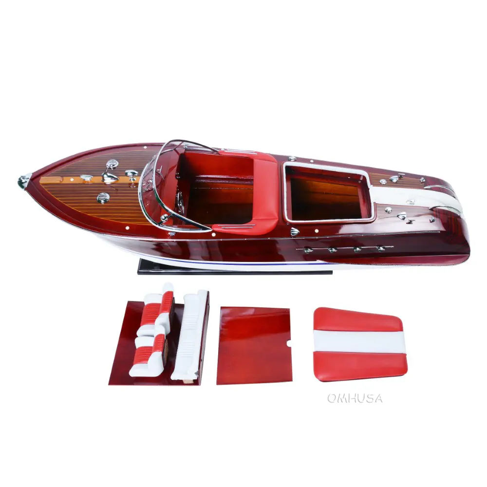Old Modern Handicrafts - B108, Riva Aquarama Rc Ready, 35 x 9 x 10 Inches - Multicolored