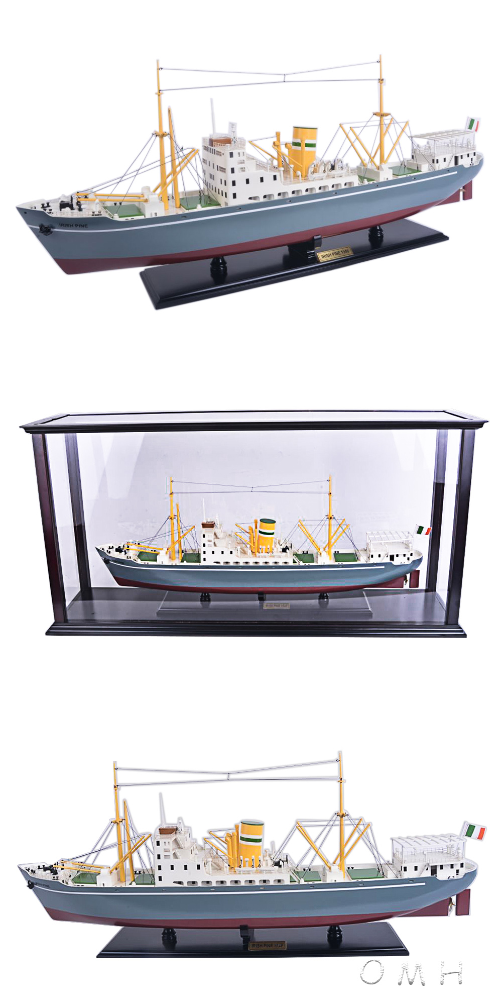 Old Modern Handicrafts - B326, Irish Pine Large Ship Model, 30 Inches - Multicolored