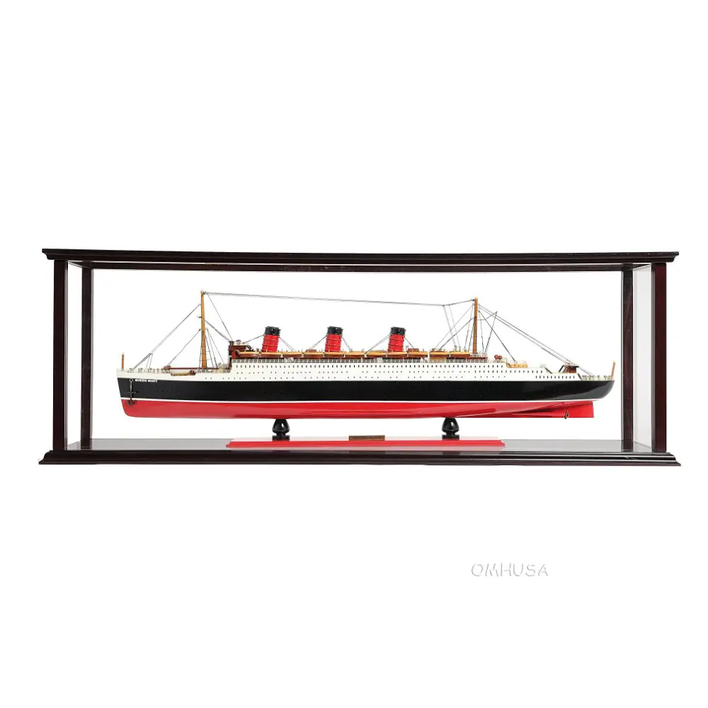 Old Modern Handicrafts - C019A, Queen Mary Midsize With Display Case, 38.5 x 9.5 x 16 Inches - Multicolored