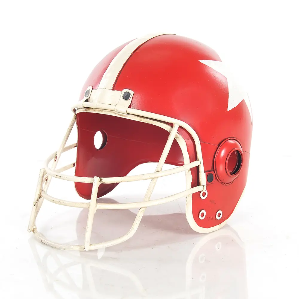 Old Modern Handicrafts - Football Helmet Symbolic Colors Infusing Passion and Pride into Football Helmets - 10 x 7.5 x 8.5 Inches