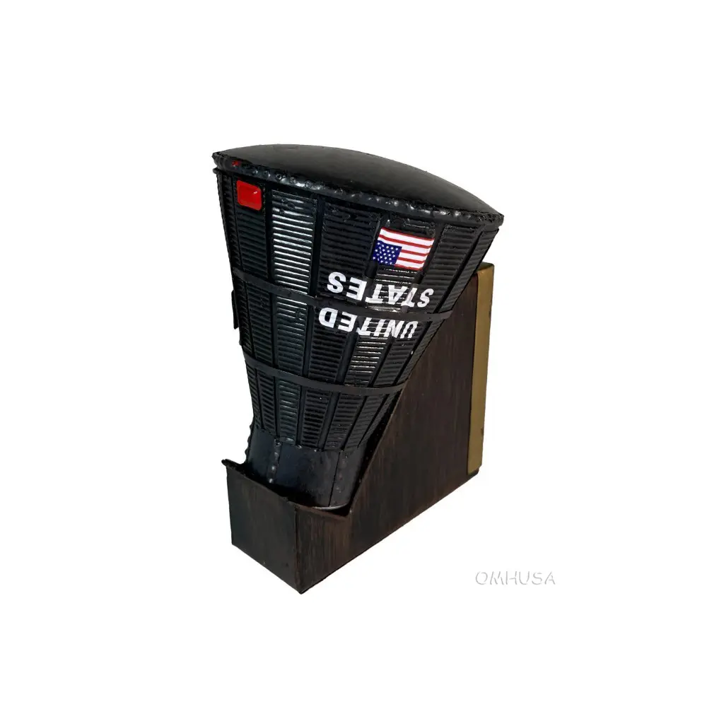 Old Modern Handicrafts - Gemini IV Capsule Display Model - Miniature Spacecraft Made from Premium Material - 4.5L x 4.5W x 6H Inches