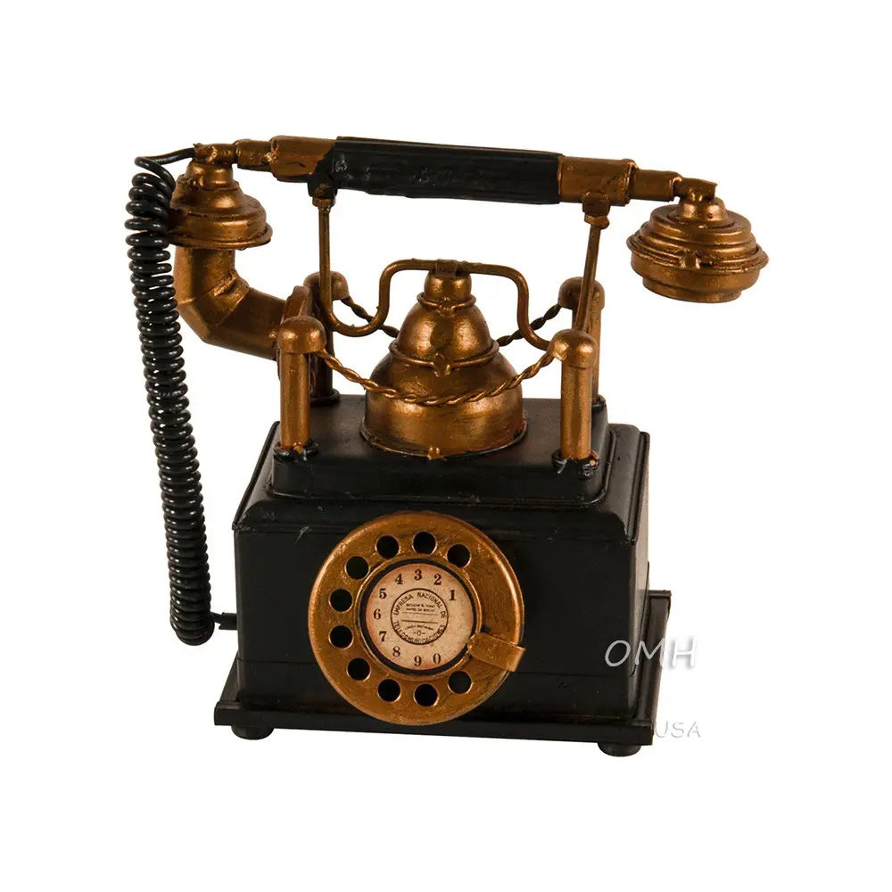 Old Modern Handicrafts - Handmade Vintage Telephone Coin Bank
