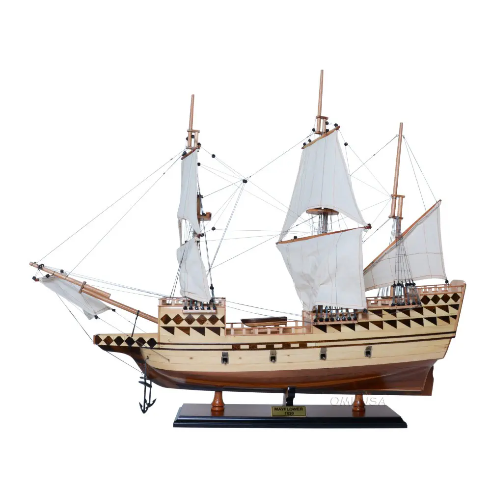 Old Modern Handicrafts - T155, Mayflower Medium - Fully Assemble, 31 X 8.5 X 25 Inches - Multicolored