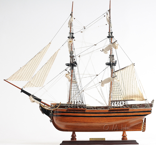 Old Modern hnadicrafts - The El Cazador Tall Ship Model Captain Line Ship Model