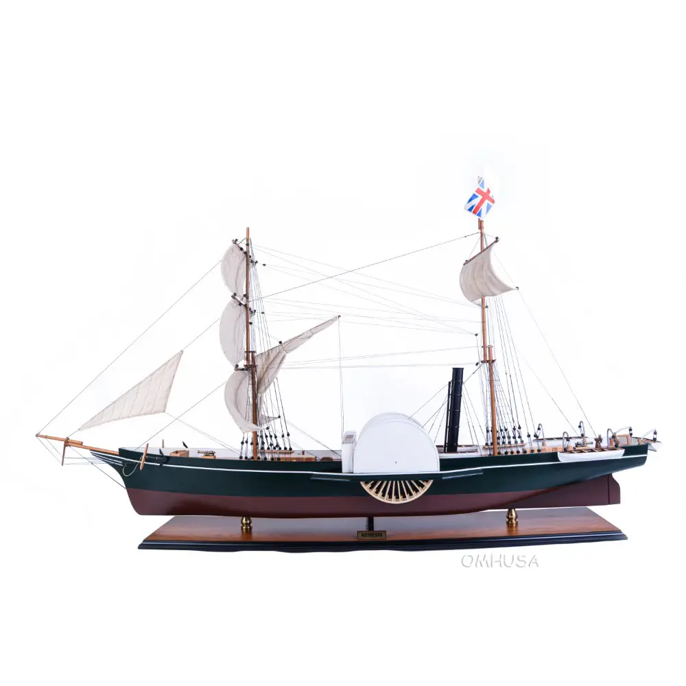 Old Modern Handicrafts - T363, Nemesis Ship Model, 55.1 X 12.6 X 31.5 Inches - Multicolored