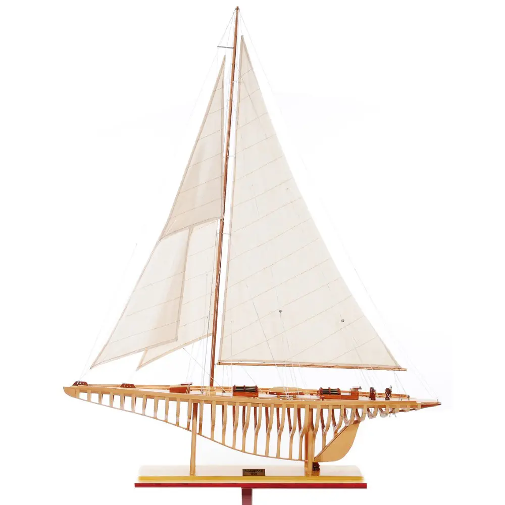 Old Modern Handicrafts - Y153, Shamrock Open Hull, 38 x 7 x 46 Inches - Multicolored