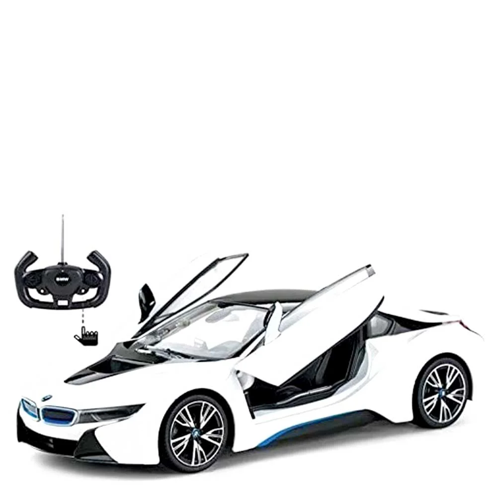 1:14 RC BMW i8 Authentic w/Open Doors RC Car White