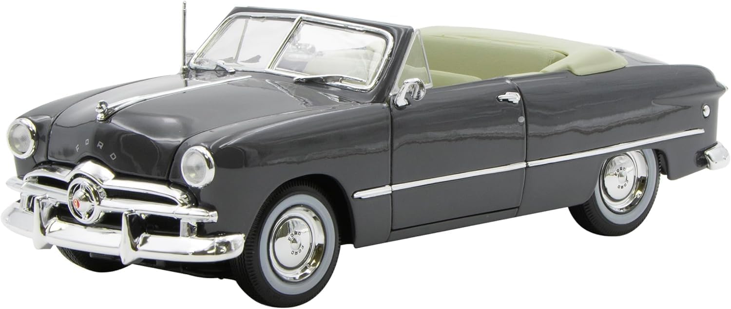 1949 Ford Convertible Gray 1/18 Diecast Model Car by Maisto