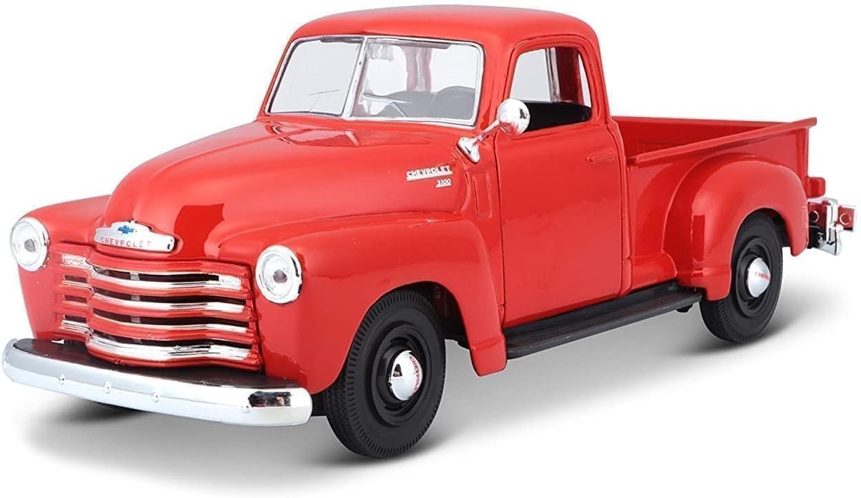 1950 Chevrolet 3100 Pickup Truck Omaha Orange 1/25 Diecast Model Car by Maisto