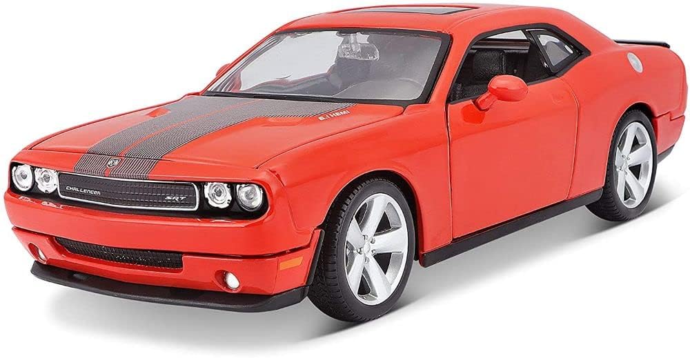 2008 Dodge Challenger SRT8 Orange 1/24 Diecast Model Car by Maisto
