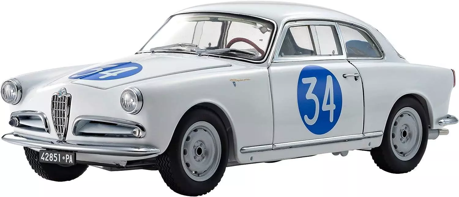 Alfa Romeo Giulietta SV #34 Emanuele - Aldebaran "Targa Florio" (1960) 1/18 Diecast Model
