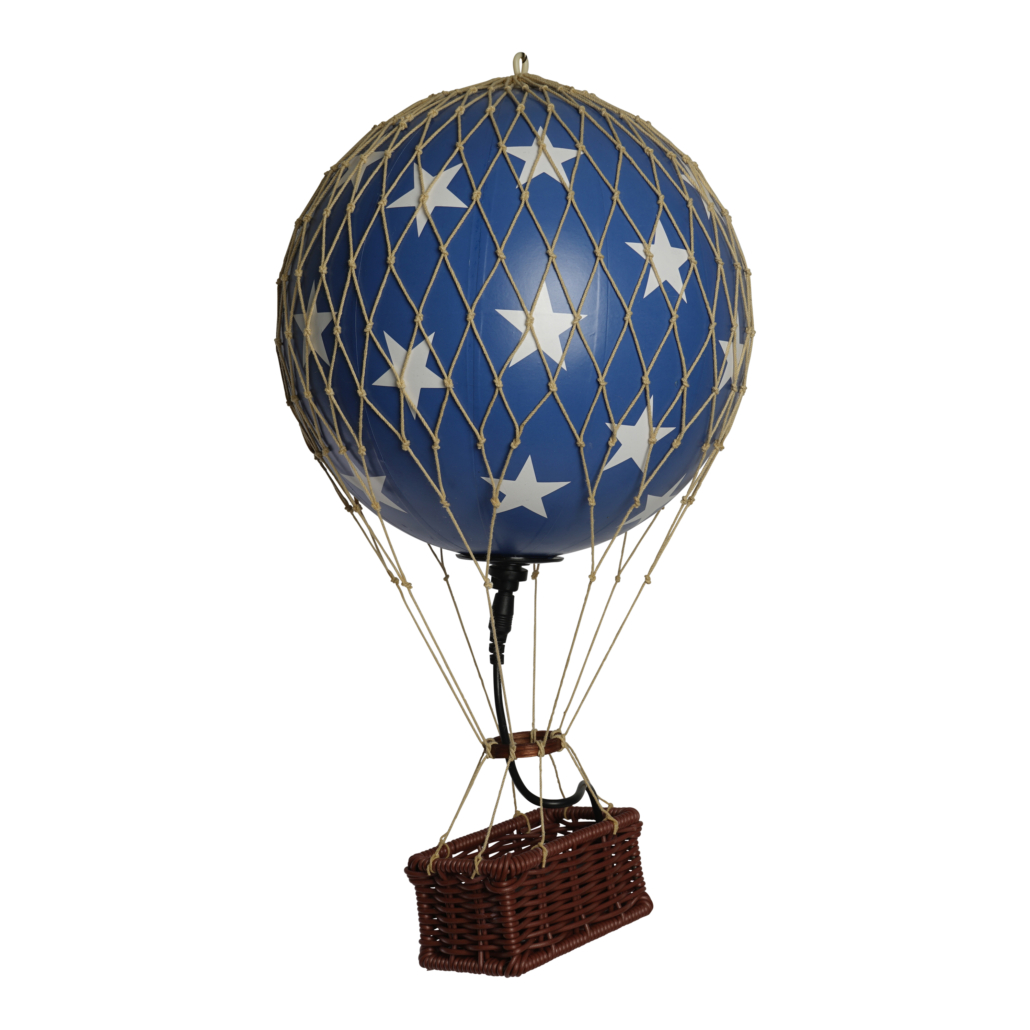 Authentic Models - Travels Light LED Illuminated Hot Air Balloon Model
