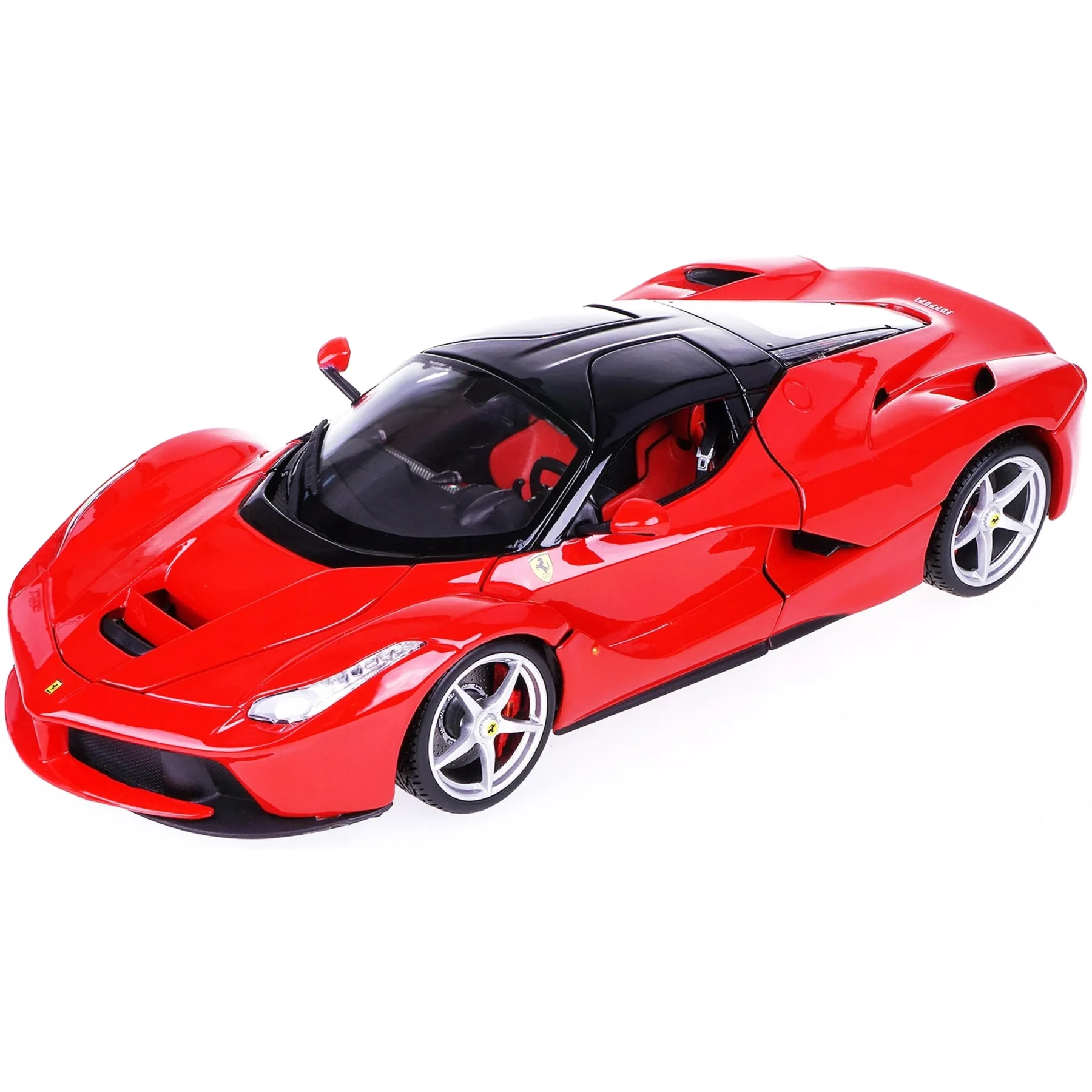 Bburago - Ferrari LaFerrari F70 Red with Black Top 1/24 Diecast Model