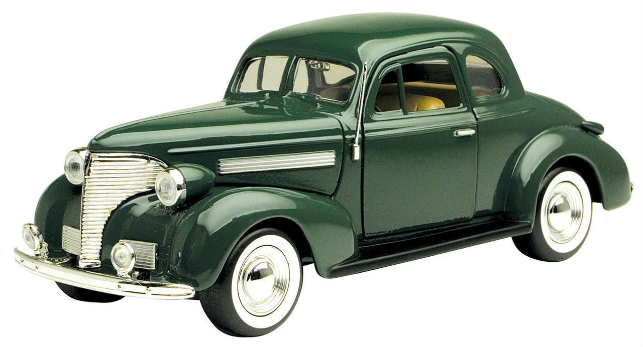 Motormax - 1939 Chevrolet Coupe Green 1/24 Diecast Model Car