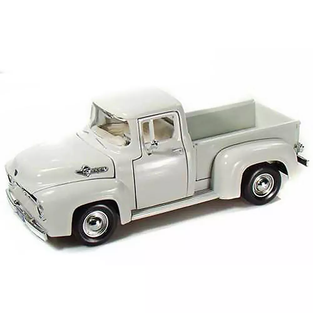 Motormax - 1956 Ford F-100 Pickup Truck White 1/24 Diecast Model Car