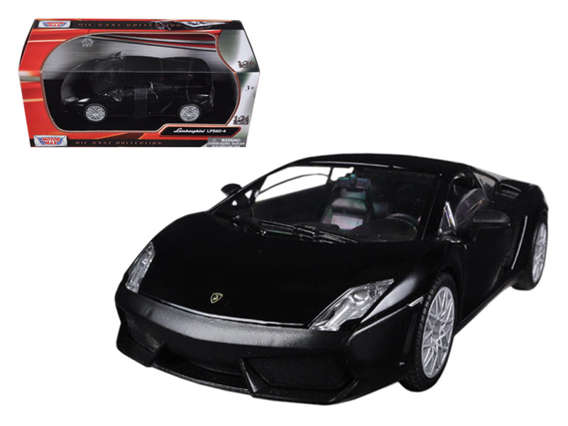Motormax - Lamborghini Gallardo LP-560-4 Matt Black 1/24 Diecast Car Model