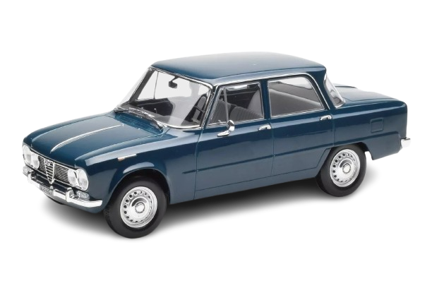 Norev - 1964 Alfa Romeo Giulia ti Petrol Blue 1/18 Diecast Scale Car Model