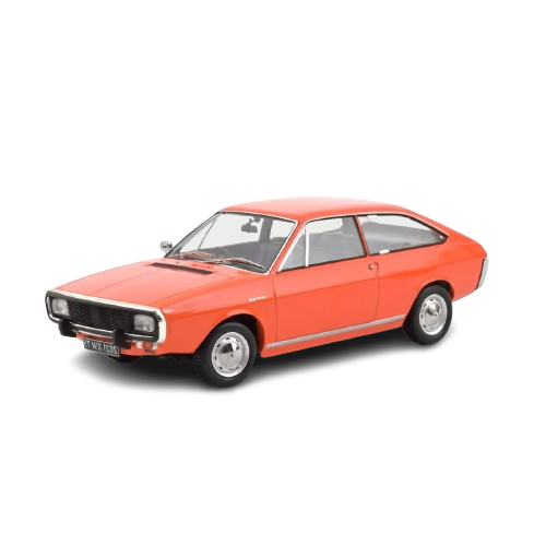Norev - 1971 Renault 15TL Orange 1:18 Diecast Car Model
