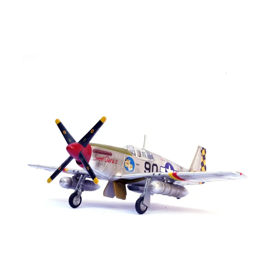 North American P-51B Mustang Aircraft "Sweet Clara II 319th Fighter Squadron 325th Fighter Group" (1944) United States Army Air Forces 1/72 Diecast Model Airplane by Legion