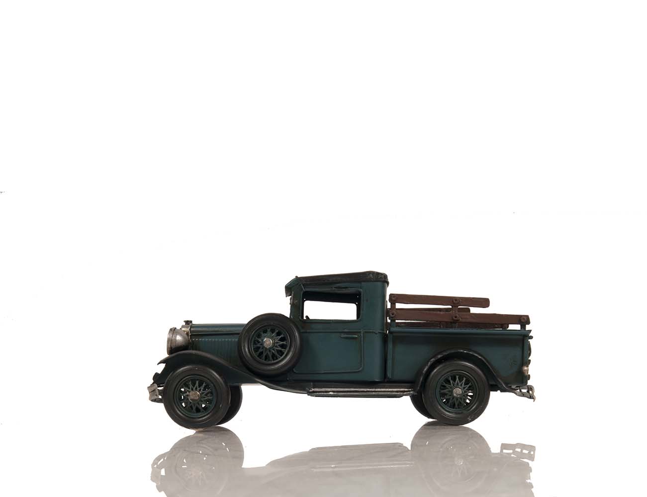 Old Modern Handicrafts - Ar012, Vintage Ford Model A Pickup Truck Metal Handmade, 11 X 4 X 4.5 Inches - Multicolored