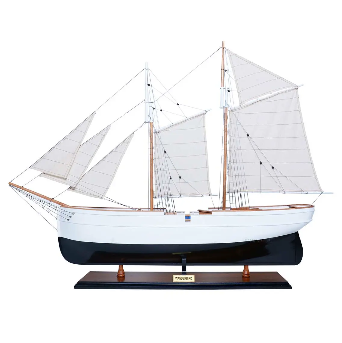 Old Modern Handicrafts - B057, Wanderbird Ship Model, 38 X 7 X 29 Inches - Multicolored