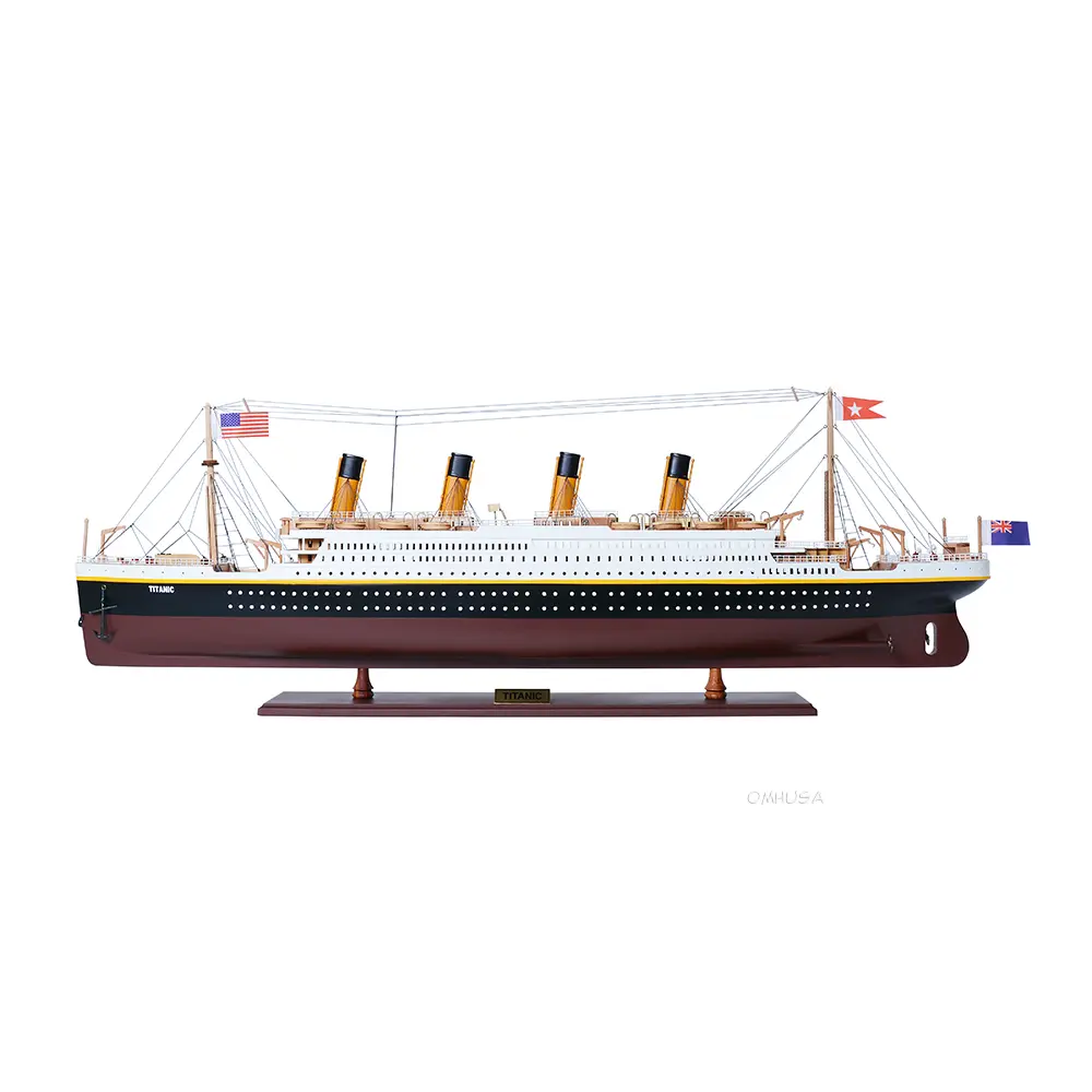 Old Modern Handicrafts - C012, Titanic Painted Large, 40 X 4.5 X 14 Inches - Multicolored