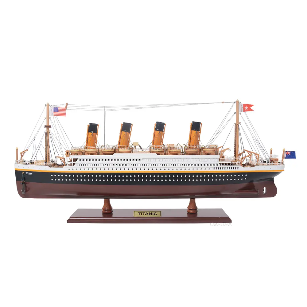 Old Modern Handicrafts - C016, Titanic Painted Small, 25 X 3.5 X 10 Inches - Multicolored