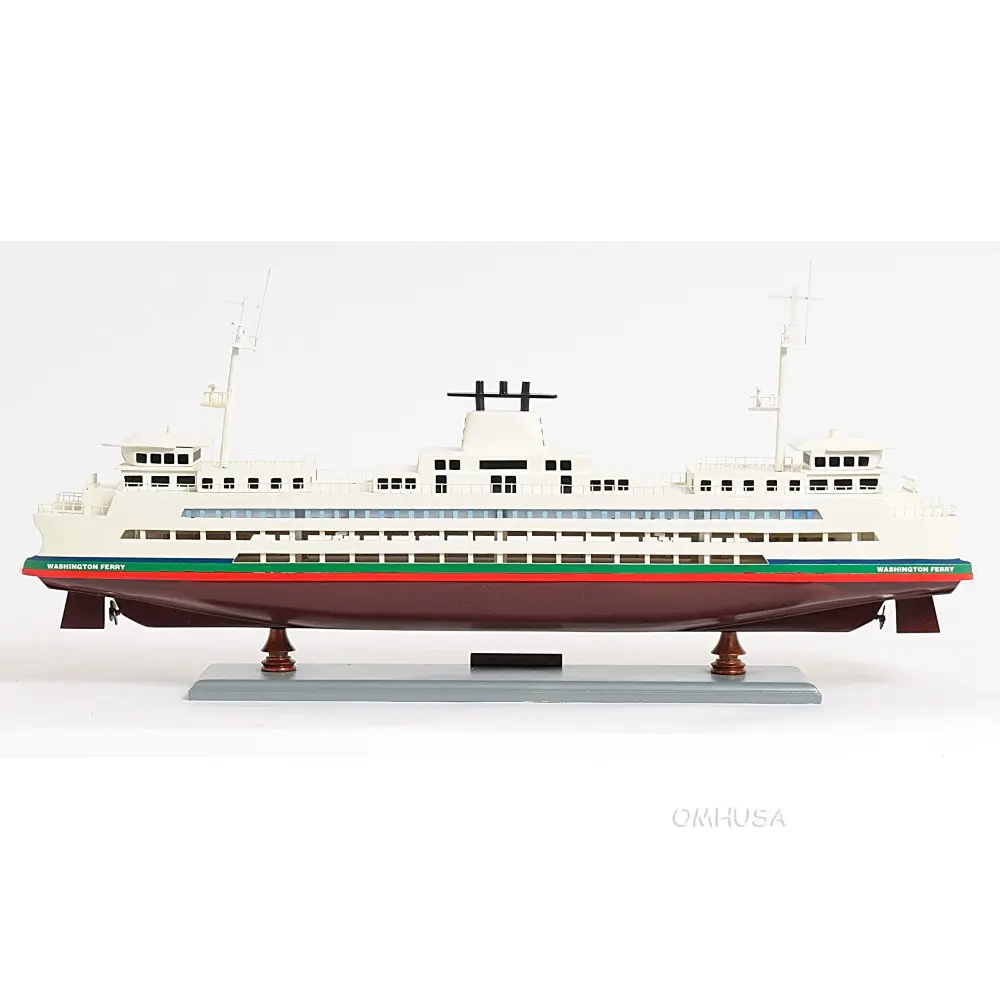 Old Modern Handicrafts - C032, Washington Ferry New, 25 X 5 X 11 Inches - Multicolored