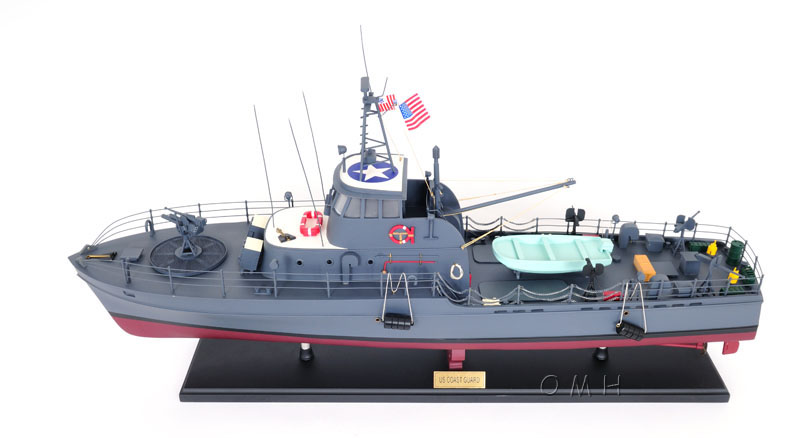 Old Modern Handicrafts - C065, Us Coast Guard 82 War Time, 31 X 7 X 17 Inches - Multicolored