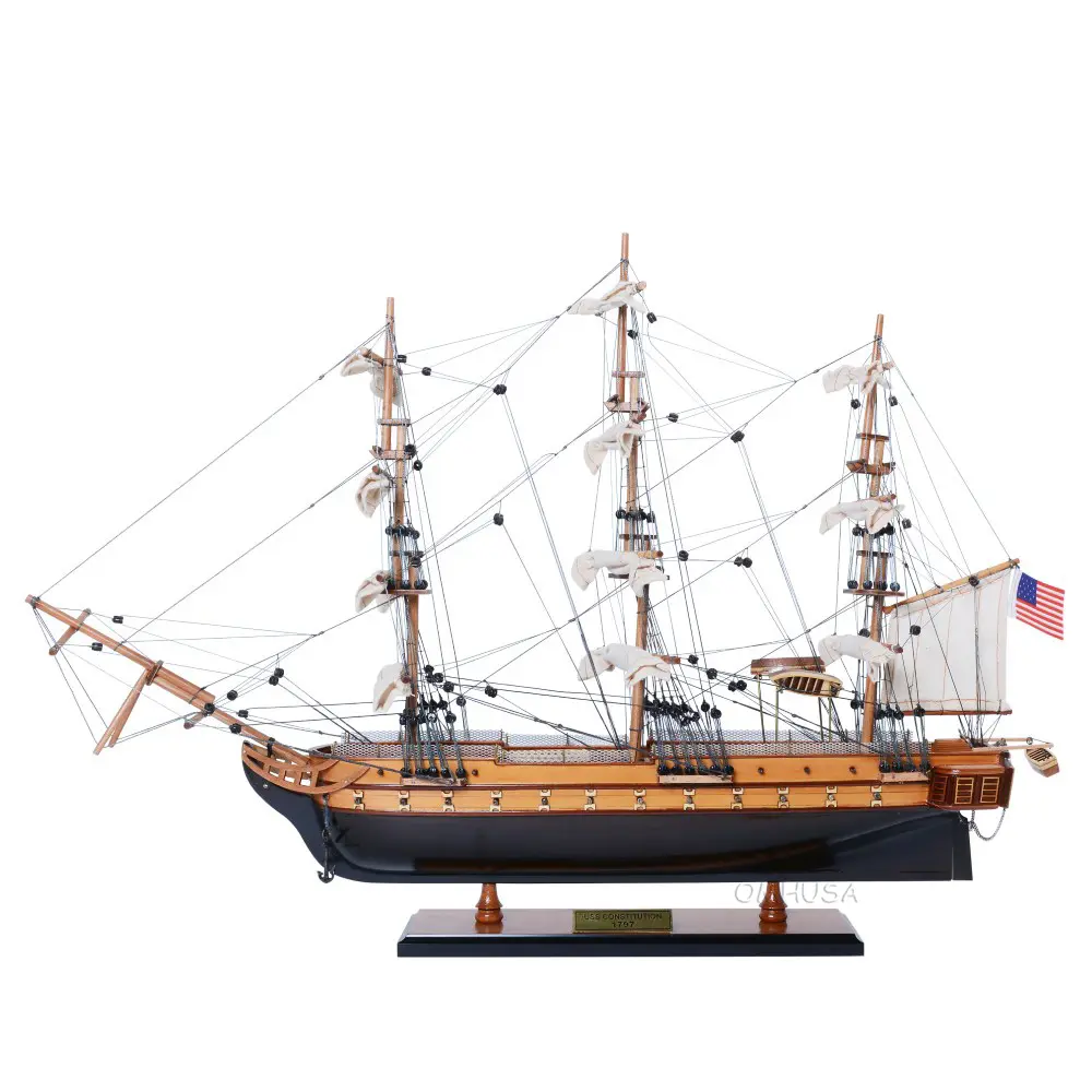 Old Modern Handicrafts - T089, Uss Constitution Small, 22.5 X 7.5 X 19.5 Inches - Multicolored