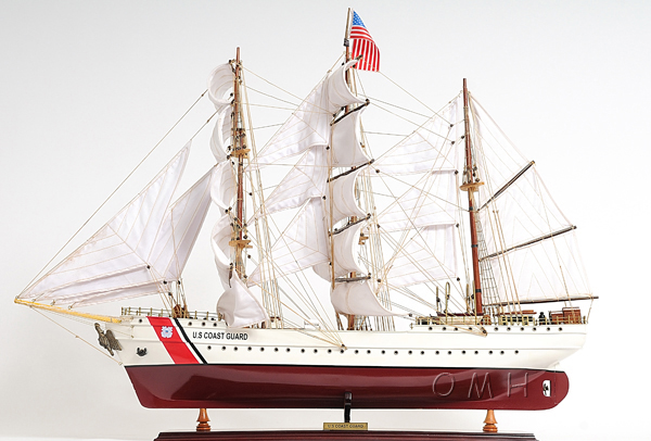 Old Modern Handicrafts - T209, Us. Coast Guard Eagle E.E., 36 X 12 X 28 Inches - Multicolored