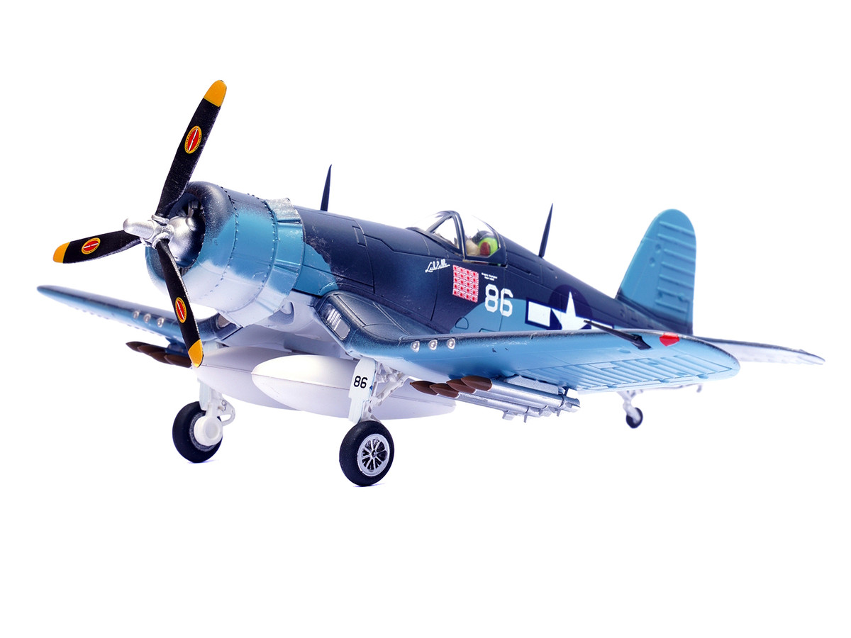 Vought F4U-1A Corsair Fighter Plane Marine "Lucybelle Maj. Gregory 'Pappy' Boyington VMF-214 Black Sheep Vella Lavella" (1943) United States Marines 1/72 Diecast Model Airplane by Legion